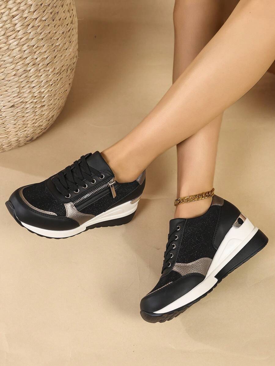 Aurelle Zip Sneakers