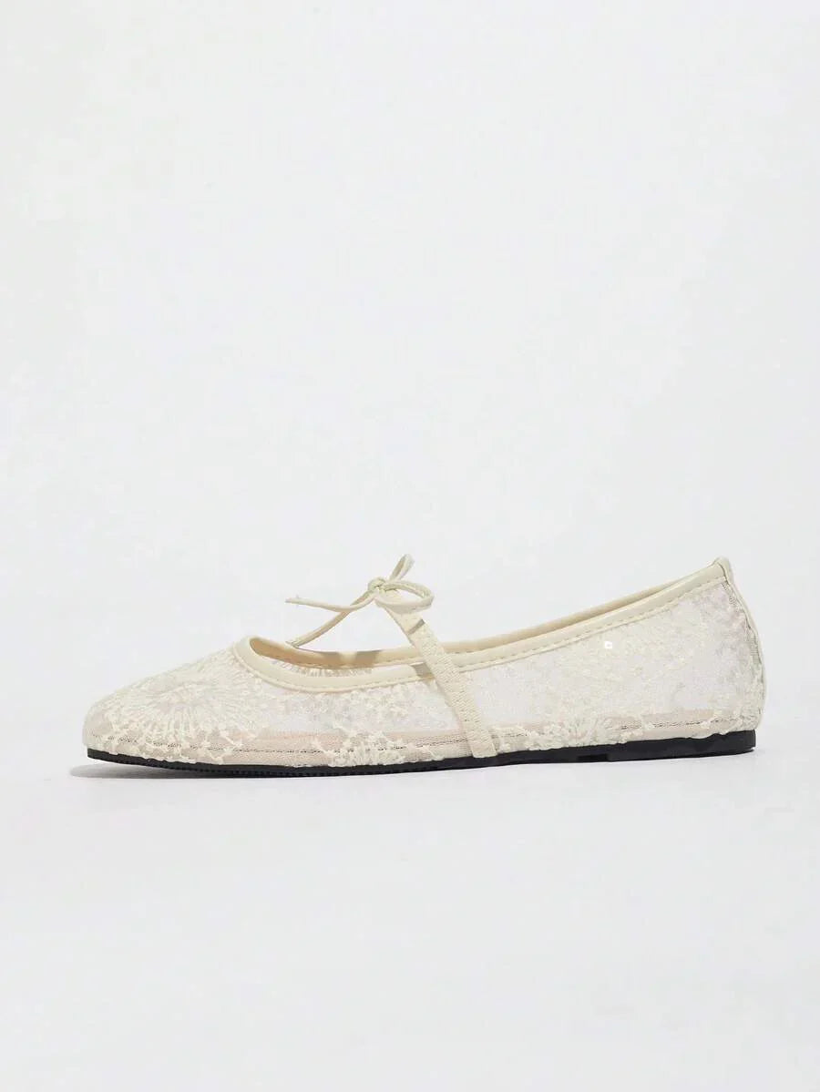 Elowen Lace Mary Jane Ballerinas