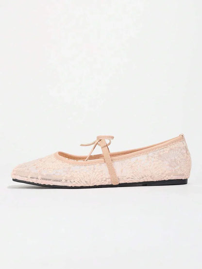 Elowen Lace Mary Jane Ballerinas