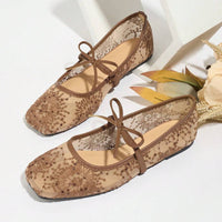 Elowen Lace Mary Jane Ballerinas