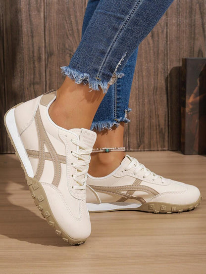 Riverton Court Retro Stripe Gum Sneakers