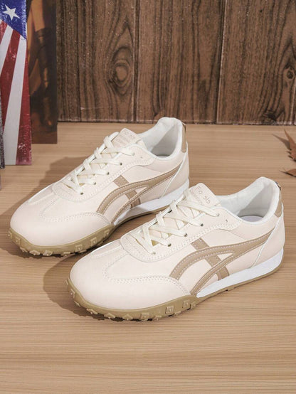 Riverton Court Retro Stripe Gum Sneakers
