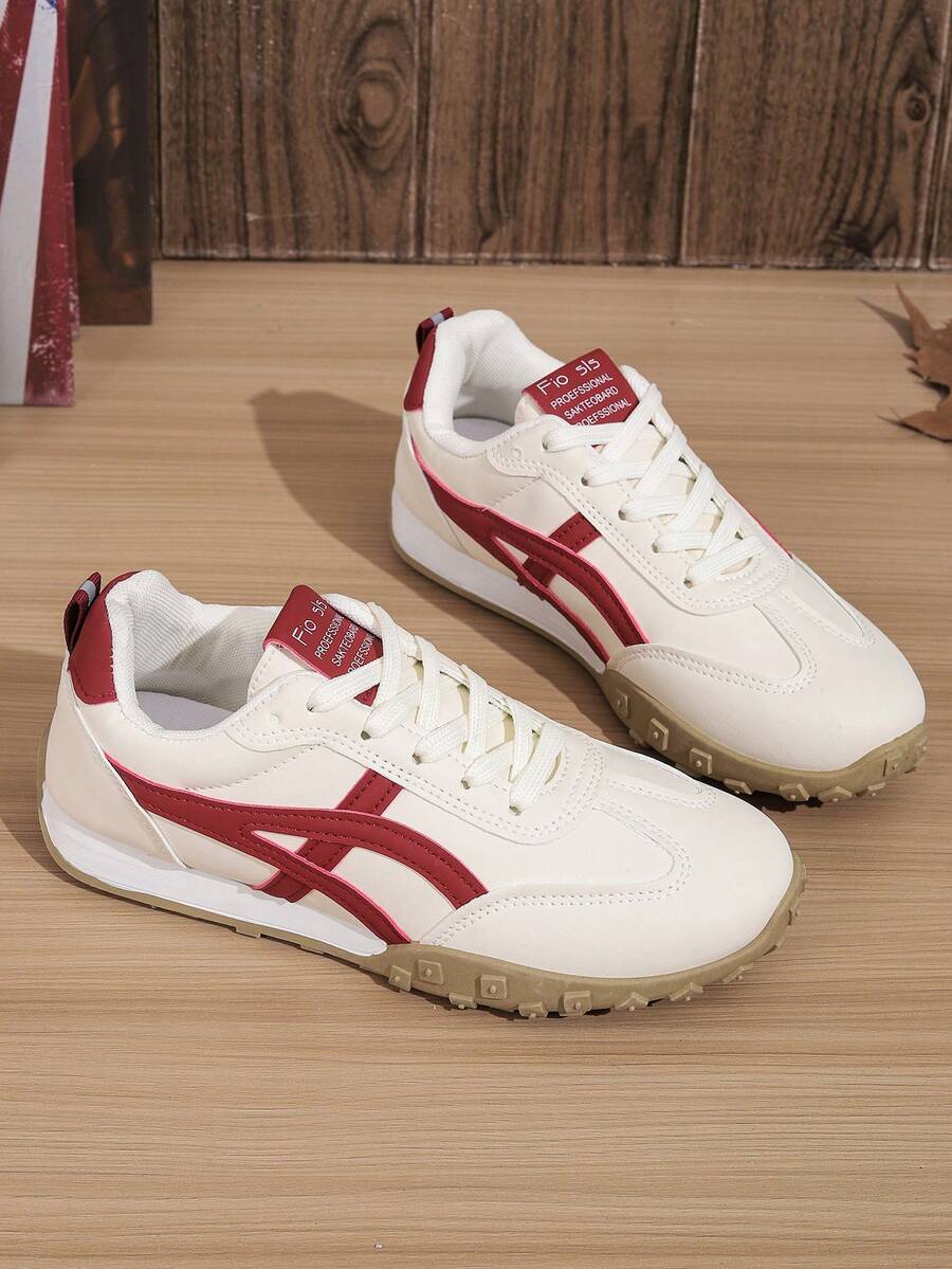 Riverton Court Retro Stripe Gum Sneakers