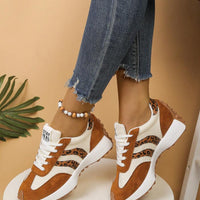 CloudLane Stripe Casual | Leopard Brown/Off-White