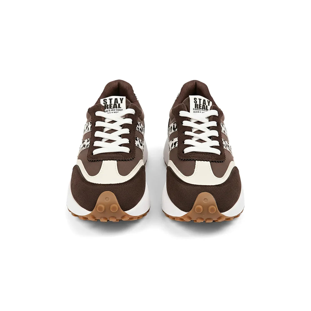 CloudLane Stripe Casual | Leopard Brown