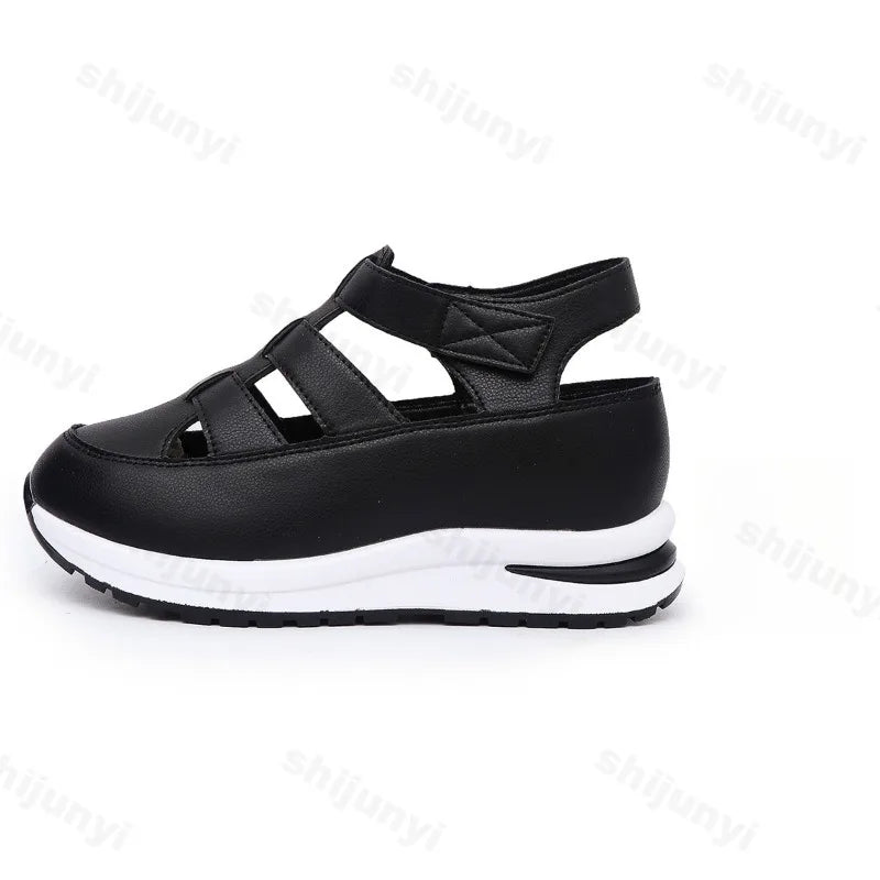 Solenne Casual-Plateau-Sandalen