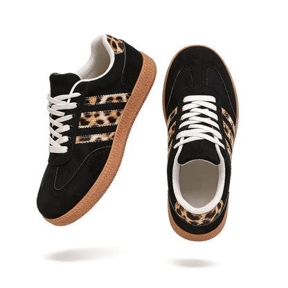 Samba Retro Black Leopard Turnschuhe