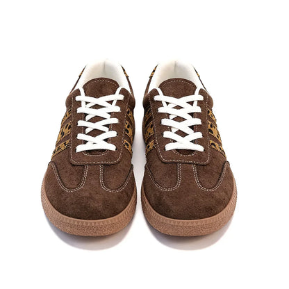 Samba Retro Brown Leopard Sneakers
