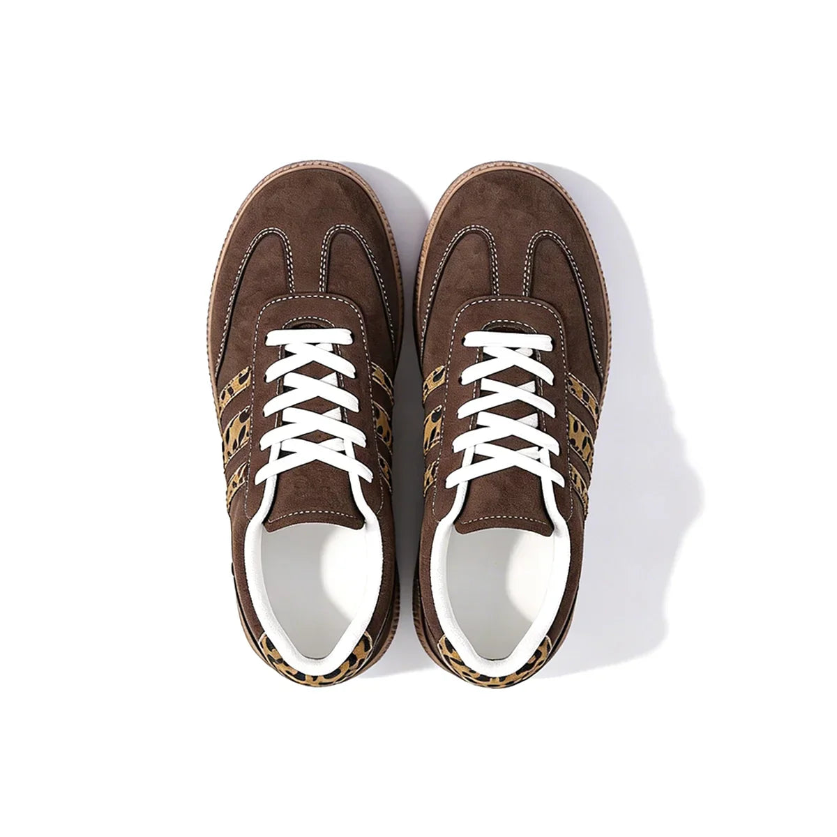 Samba Retro Brown Leopard Sneakers