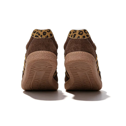 Samba Retro Brown Leopard Sneakers